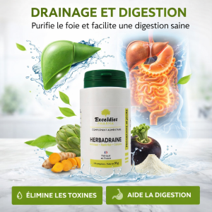 Herbadraine Détox Foie : 3 Plantes Puissantes pour une Digestion Parfaite