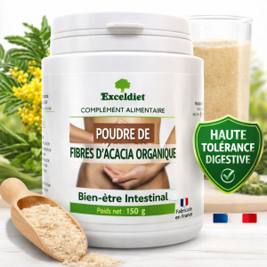 fibres d'acacia organique