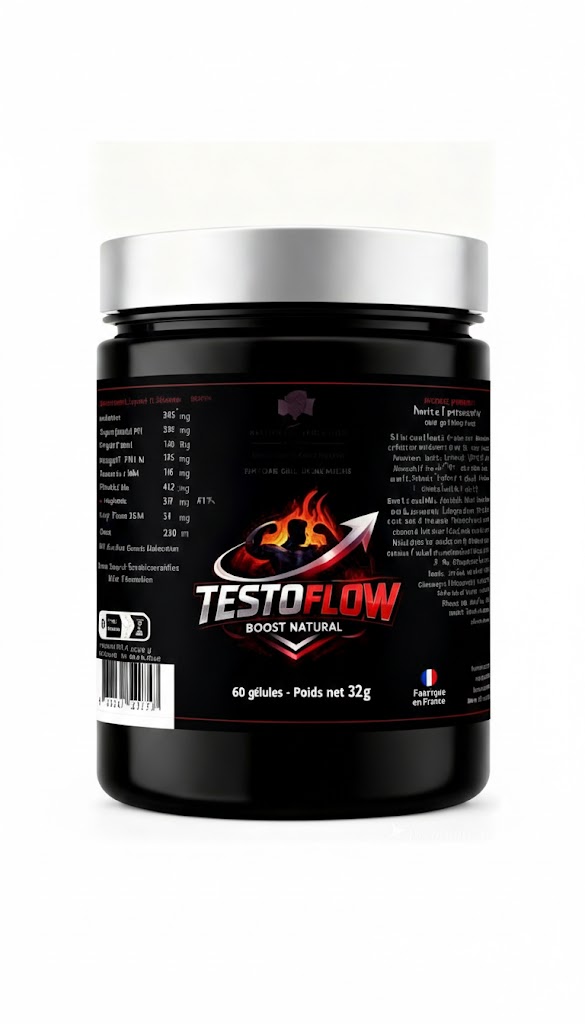 testoflow complément alimentaire énergie homme pour vitalité et tonus