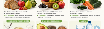 Les aliments qui favorisent un transit intestinal normal avec Exceldiet Pharma La Marque Verte