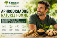 Aphrodisiaque Naturel pour Homme dans le guide des compléments alimentaires pour homme par Exceldiet Pharma La Marque Verte Française