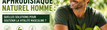 Aphrodisiaque Naturel pour Homme dans le guide des compléments alimentaires pour homme par Exceldiet Pharma La Marque Verte Française