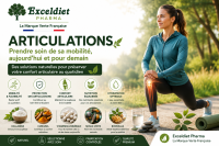 Préservez vos Articulations avec Exceldiet Pharma La Marque Verte Française à Prix Discount