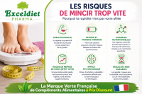 Les risques de Mincir trop vite : Guide Minceur gratuit Exceldiet Pharma